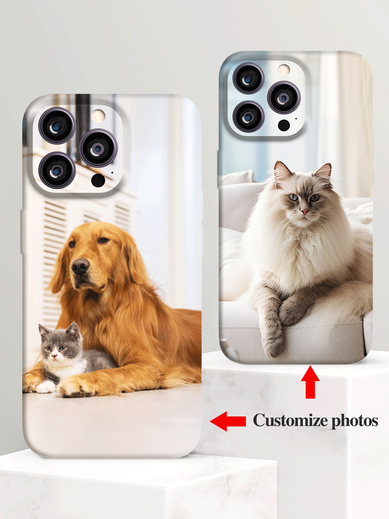 Coque de téléphone simple et personnalisée